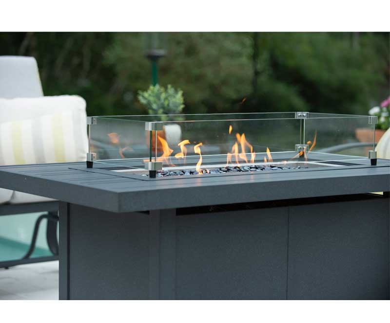 30 x 50 Tri Slat Firepit in Twilight - Image 4